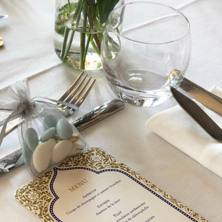 Au menu par le Chef Matthieu Thirion